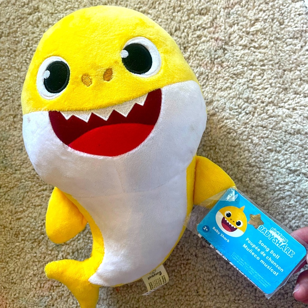 Baby shark song doll with tag